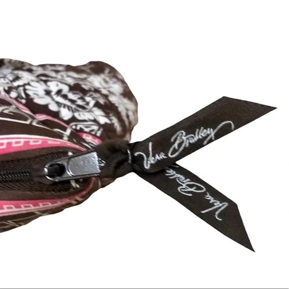 Vera Bradley Imperial Toile Brown, White and Pink Shoulder Bag - Picture 5 of 6